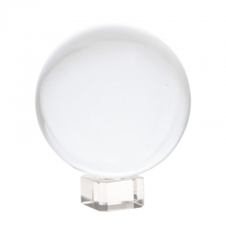 Sphère cristal + support - 10cm